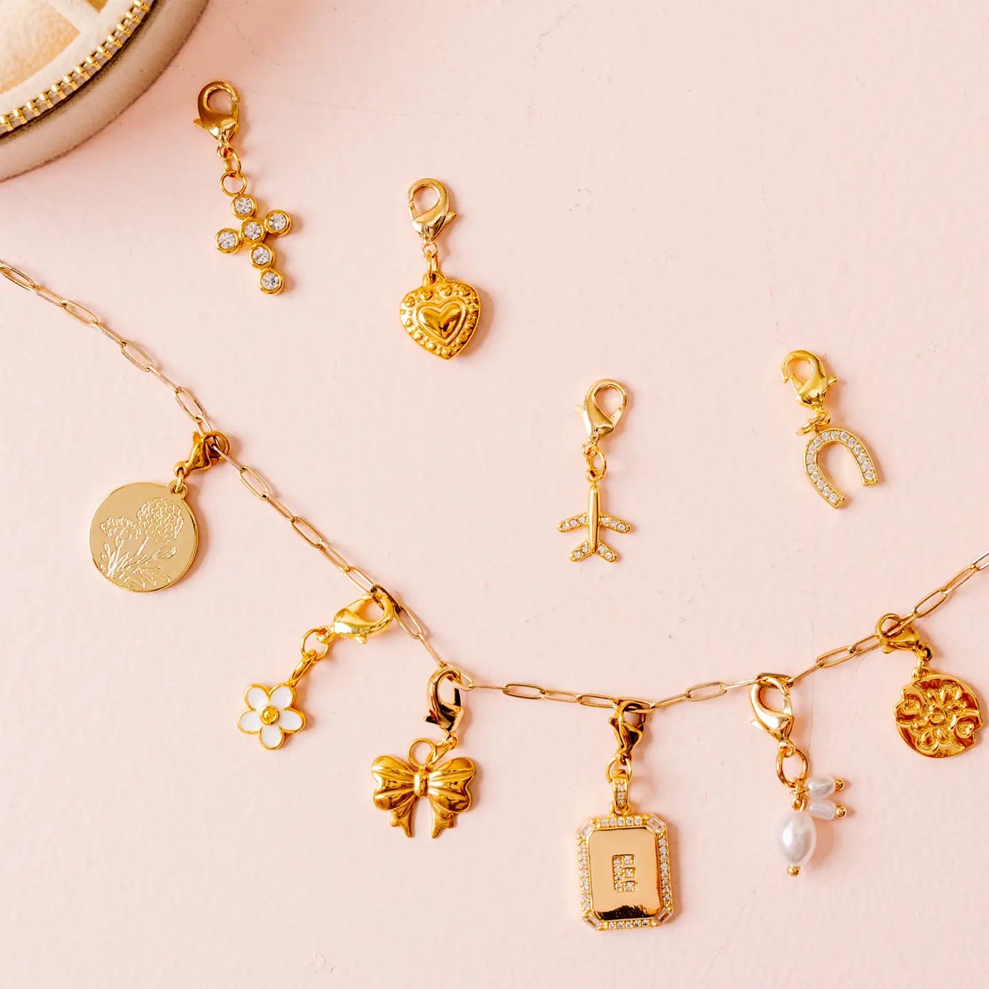 Jewelry Charm Gold-Cross