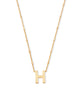 Letter Pendant Necklace in Gold
