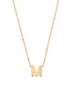 Letter Pendant Necklace in Gold