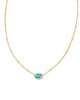 Mini Elisa Gold Satellite Short Pendant Necklace