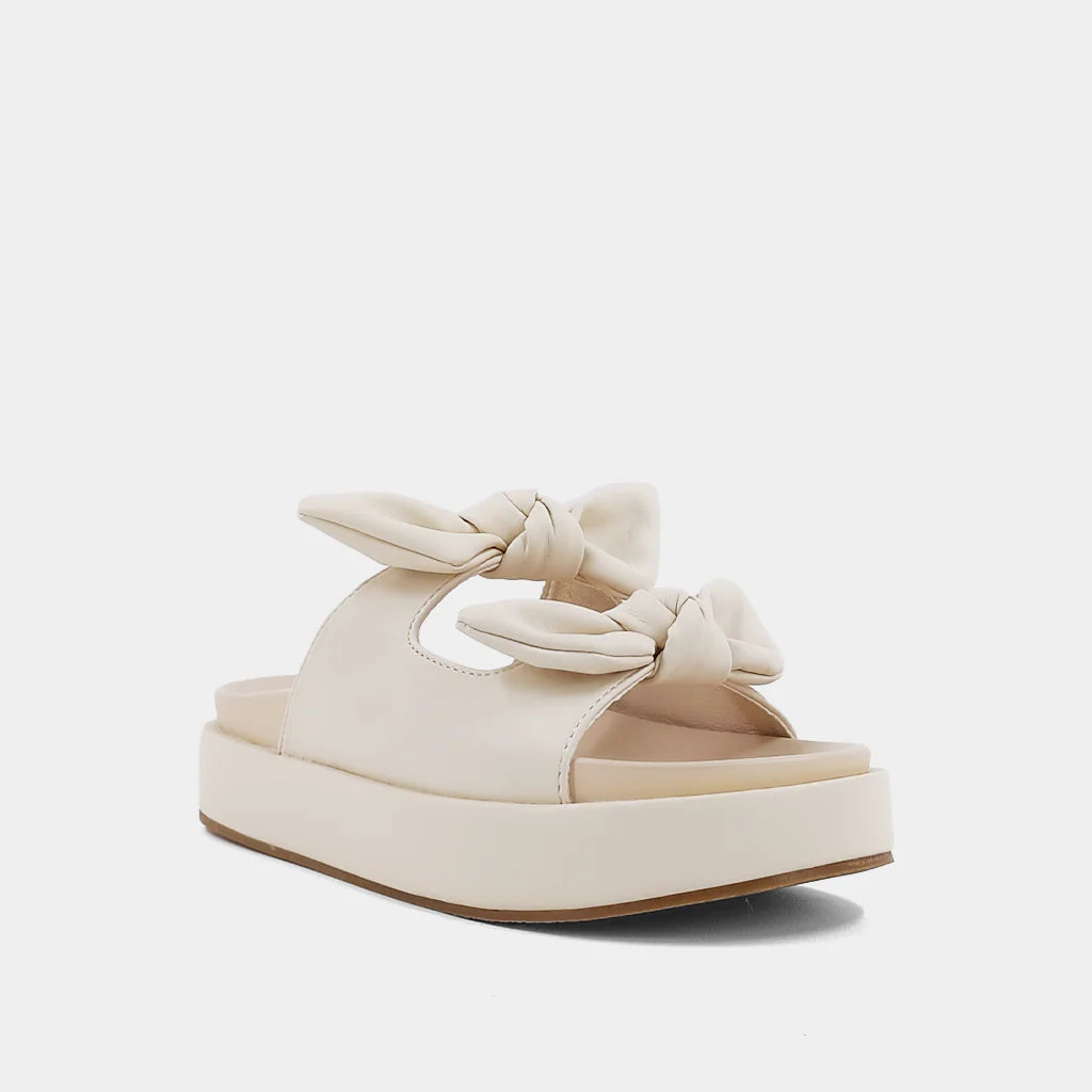 Cream Kiki Bow Sandal