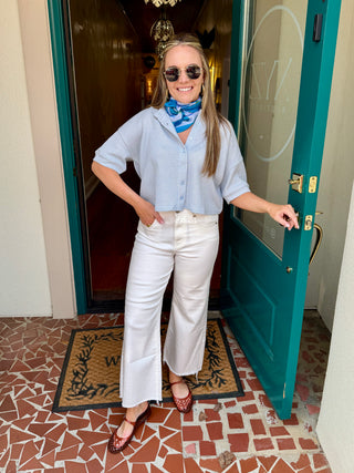 Ribbed Button Up Cardigan