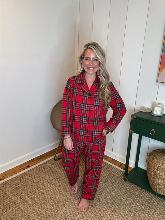 Checkered Pajama Set