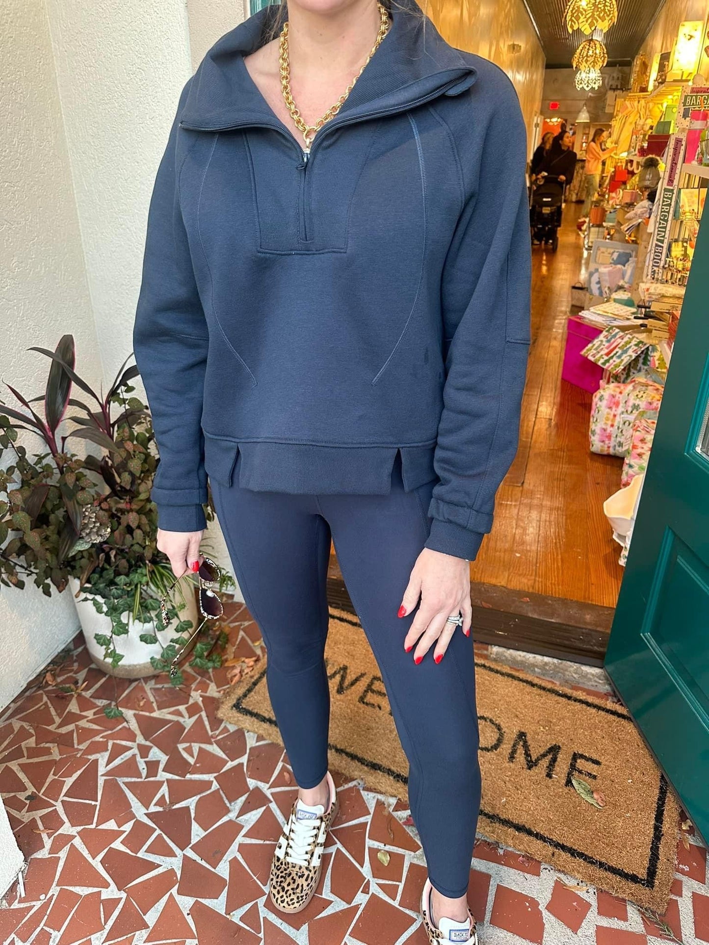 Half Zip Pullover- Saturday Steal