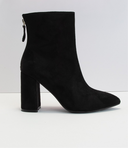 Nyra Black Suede Boot