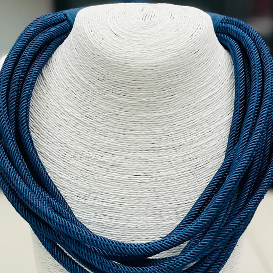 Navy Rope Necklace