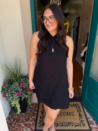 Black Halter Dress