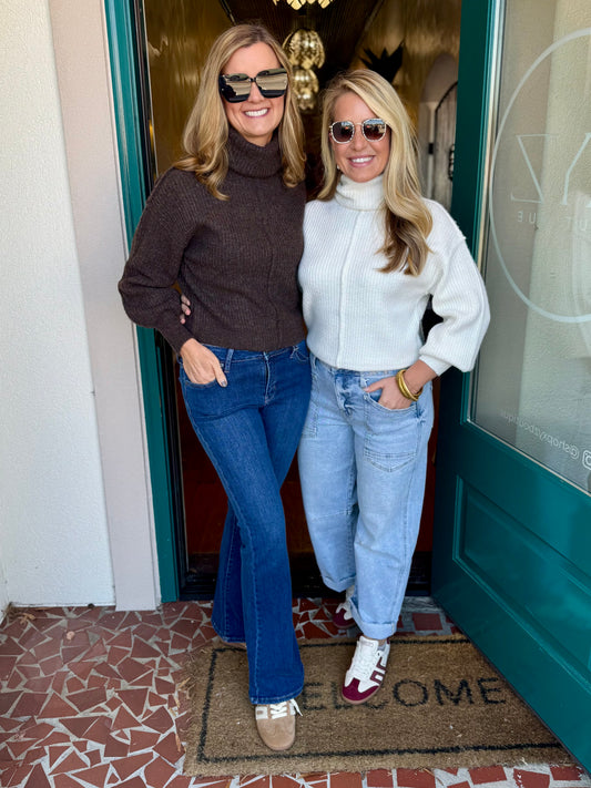 Turtleneck Knit Sweater-Sunday Steal