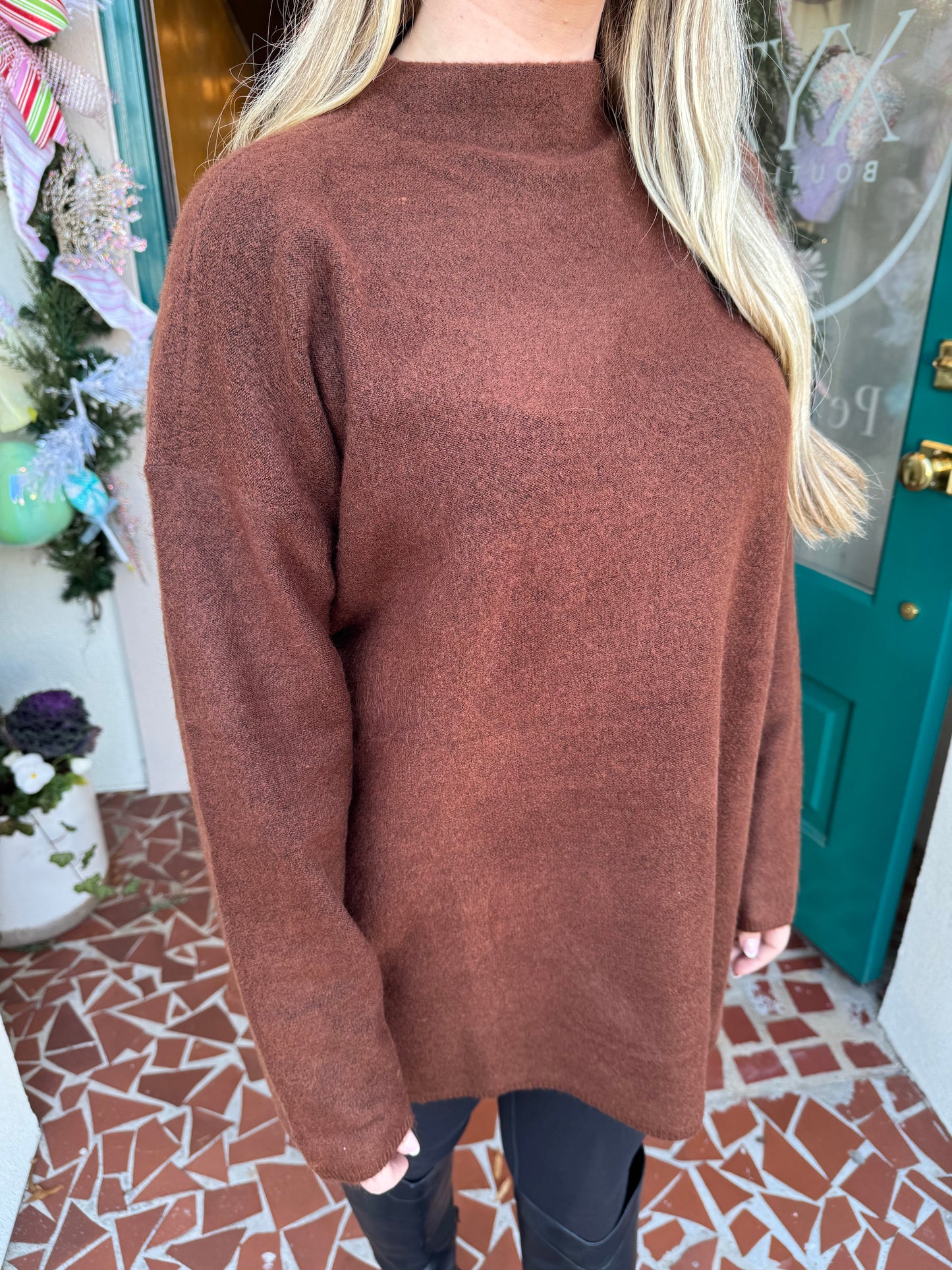 Travis Loose Fit Tunic Sweater