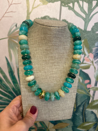 Bethany Multicolored Chunky Beaded Necklace