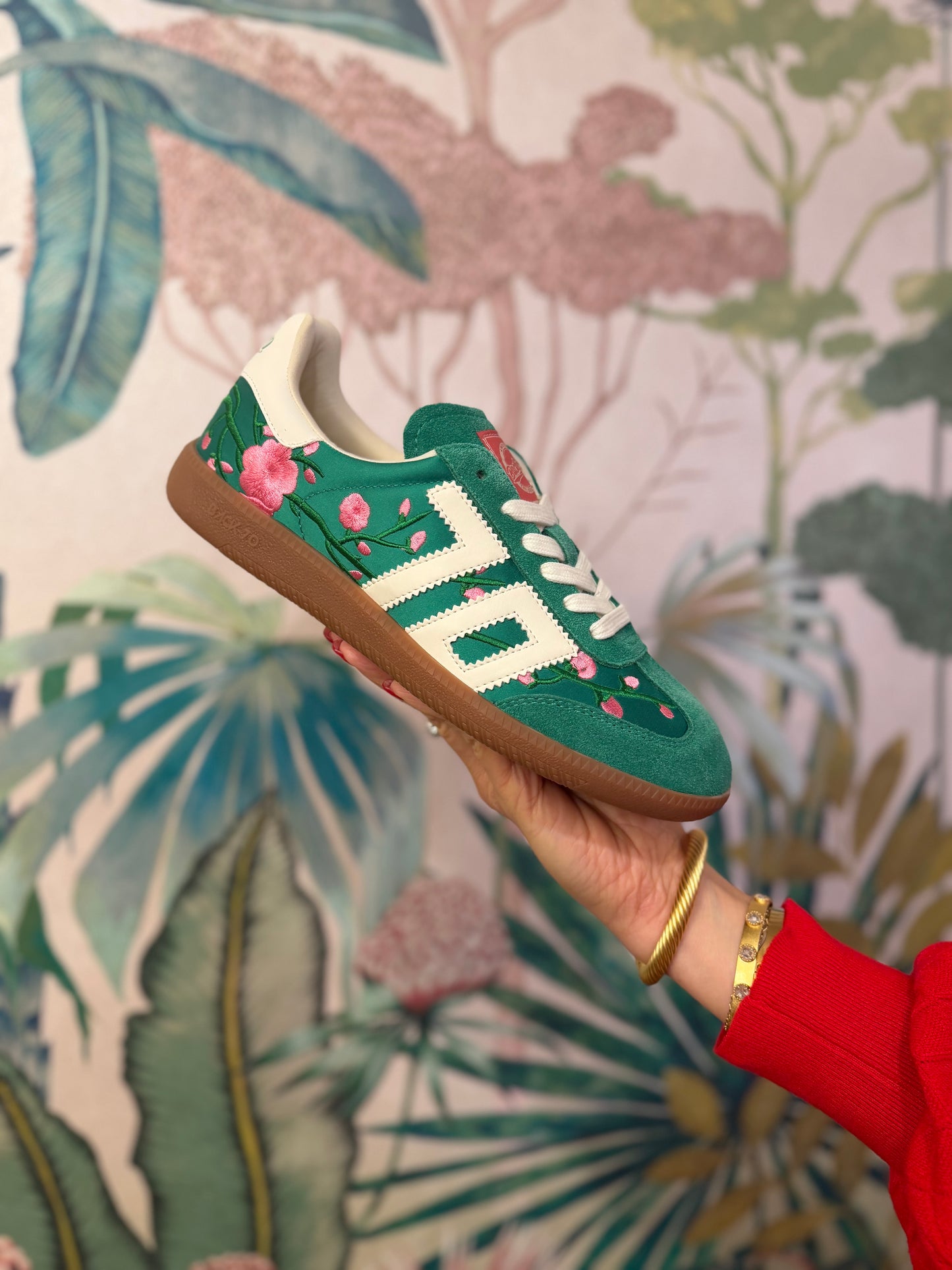 Floral Green Ghost C26-Back 70