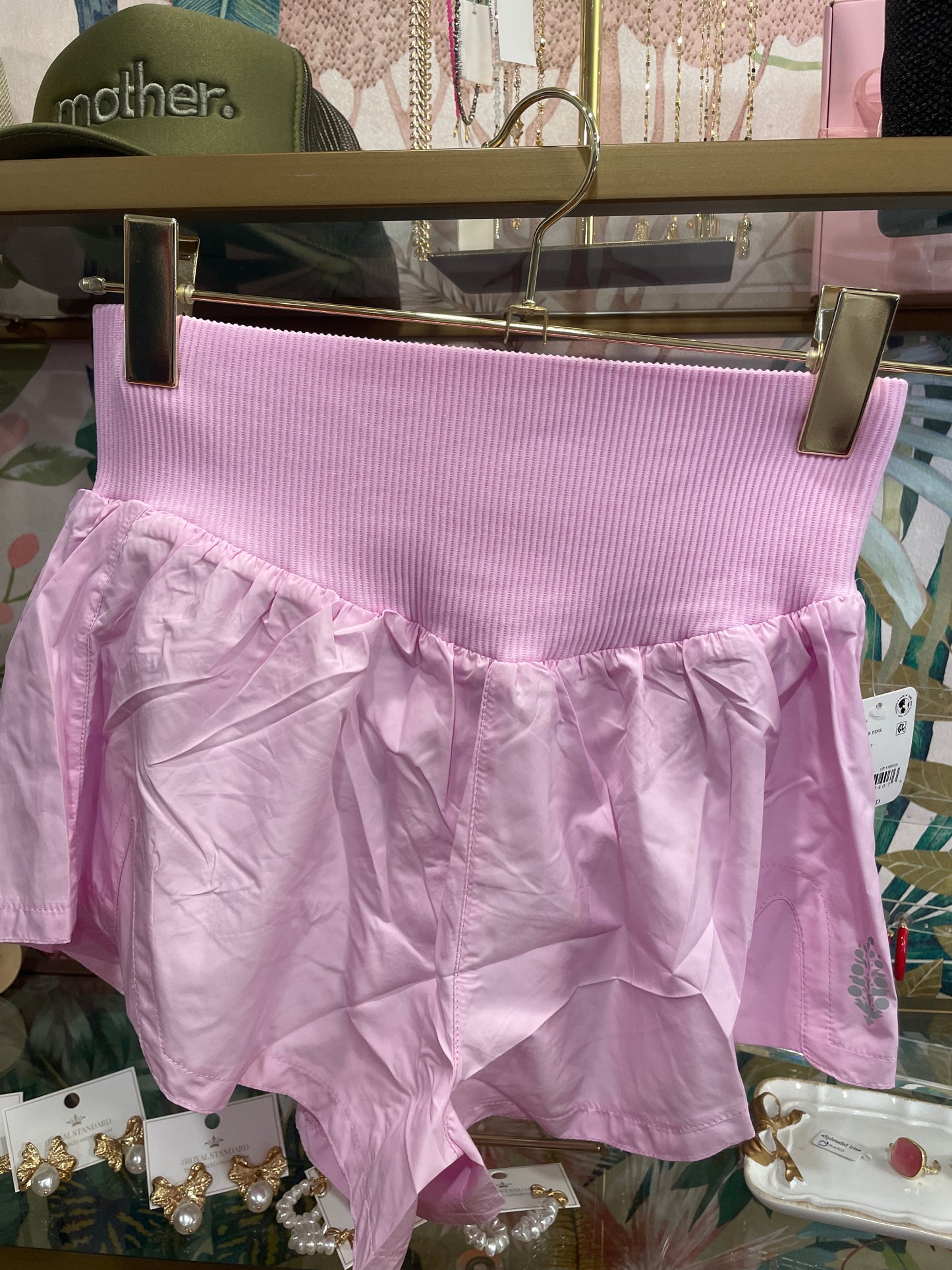 Powder Pink Carpe Diem Shorts-Free People Movement