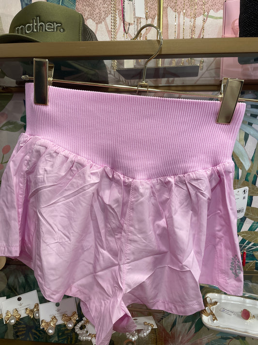 Powder Pink Carpe Diem Shorts-Free People Movement