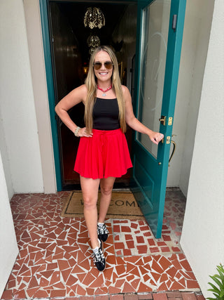 Game Day Knit Flutter Skort-Saturday Steal