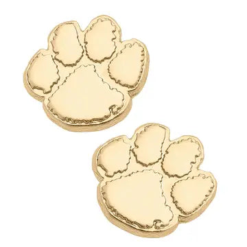 Gold Tiger Paw Stud