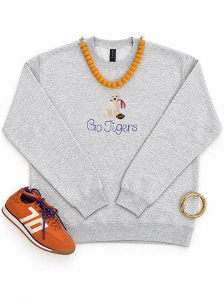 Dog Pompom Game Day Sweatshirts