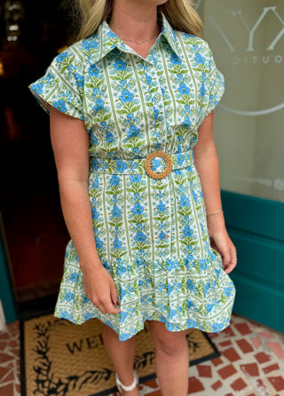 Penelope Floral Belted Dress
