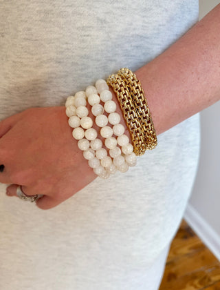 Gold Chain Stretchy Bracelet