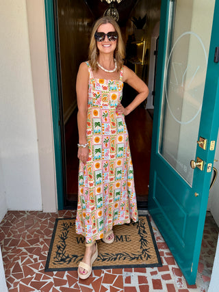 Island Postcard Dress