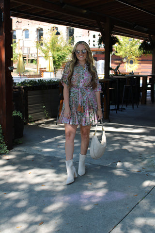 Evergreen All Clear Flared Hem Dress