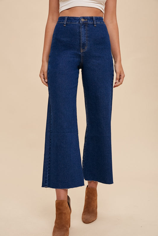 Annie Stretch High Rise Wide Leg Denim