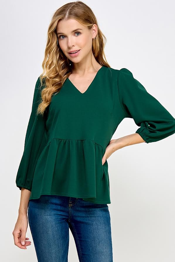 Easy Peplum Top