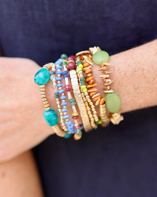 Shaker Beaded Stretch Bracelet Set
