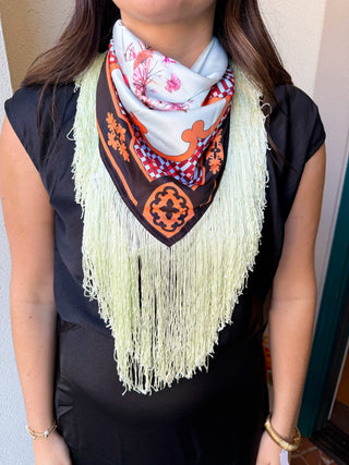 Butterfly Fringe Scarf