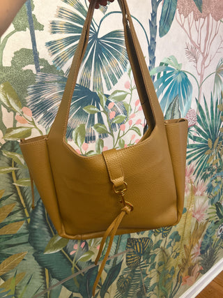 Brown Textured Purse