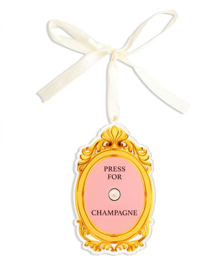 Press for Champagne Ornament