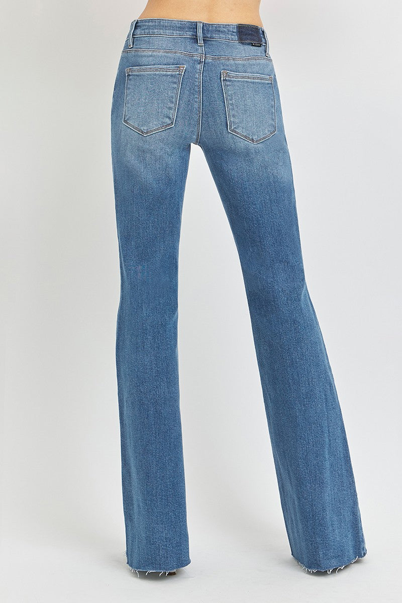 Sophie Mid Rise Flare Denim