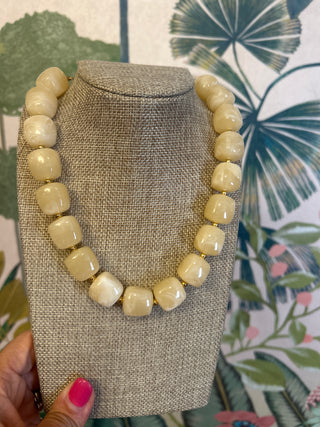 Neutral Cubed Necklace