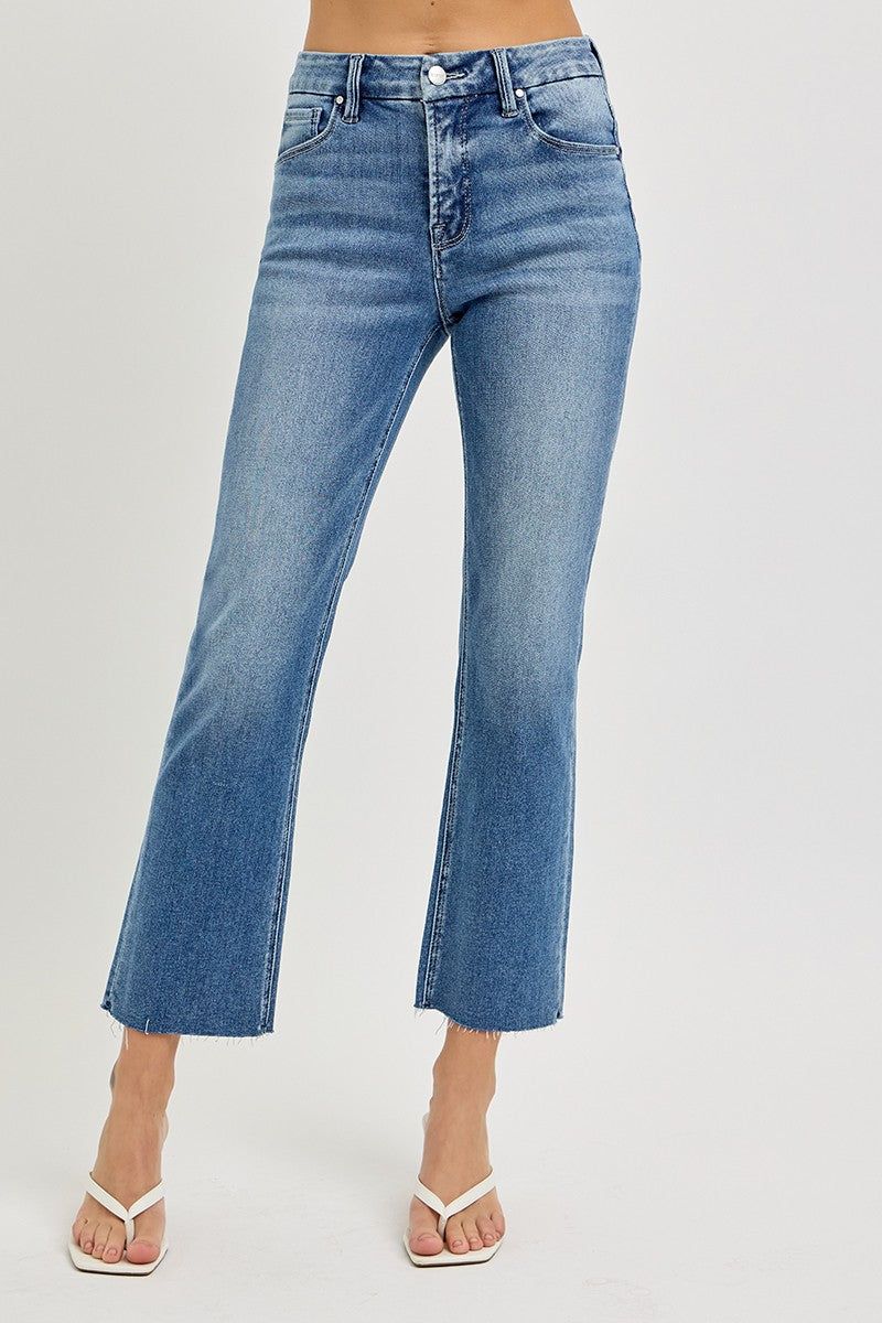 Allie High Rise Straight Leg Denim