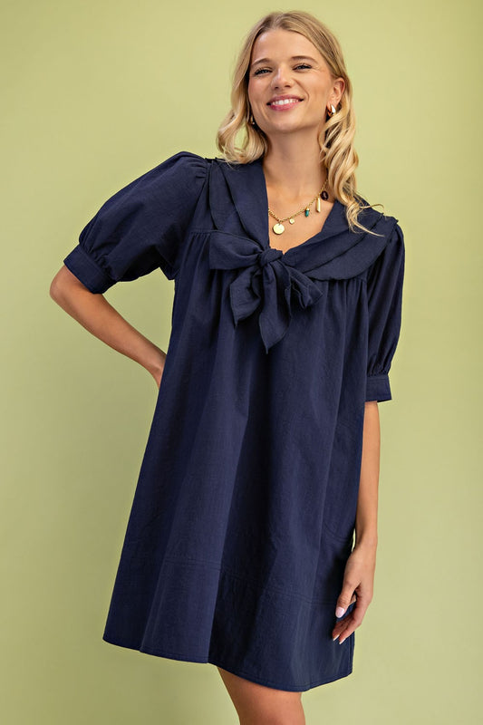 Sailor Style Collar Dress