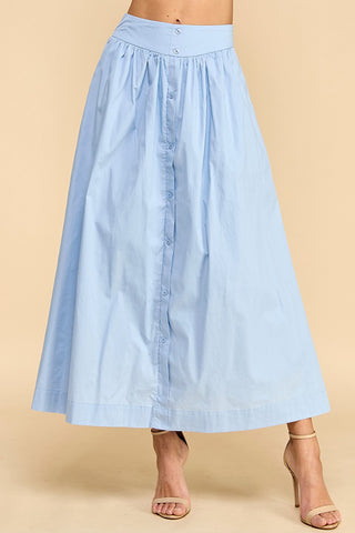 Baby Blue Maxi Skirt