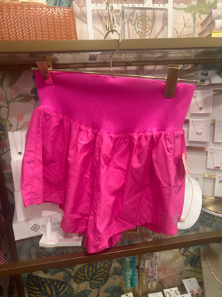 Fushia Flirt Carpe Diem Shorts-Free People Movement