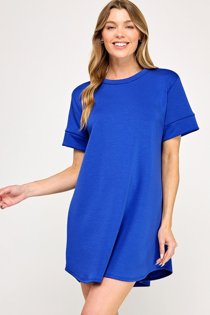 Royal Blue Modal Dress