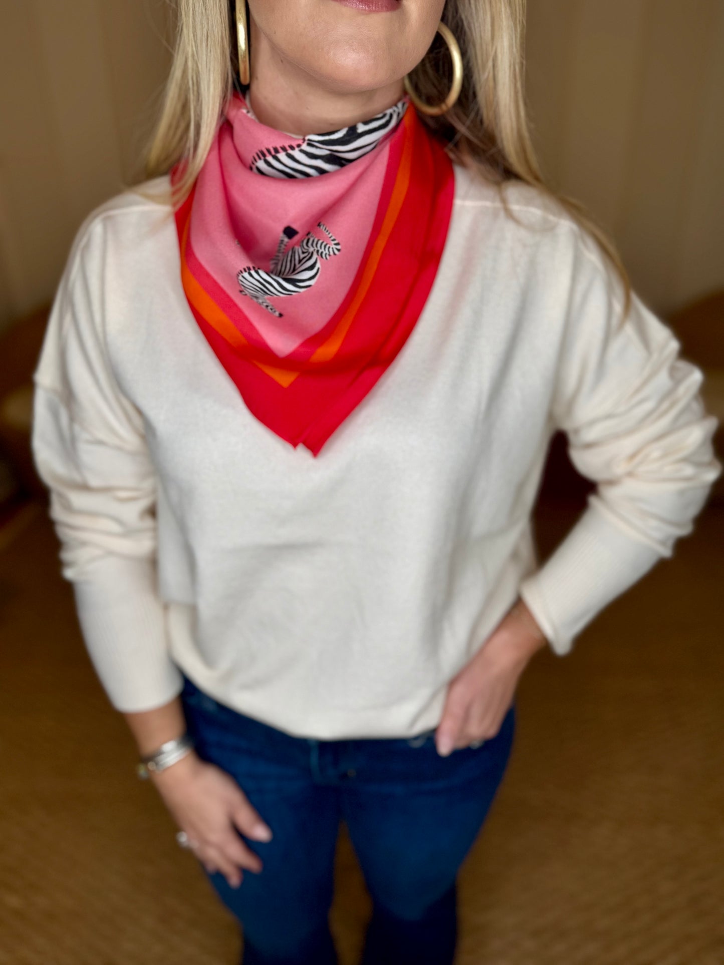 Rain or Shine Silk Scarf