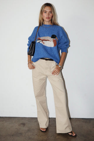 Blue Duck Graphic Knit Sweater