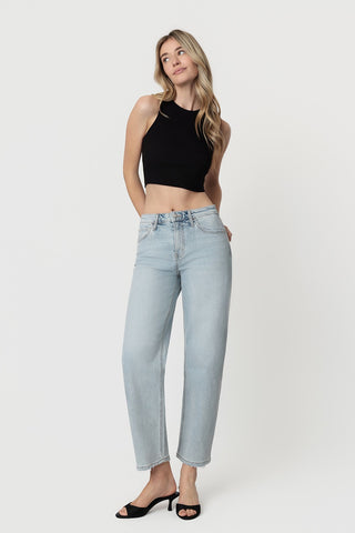 Carly Super High Rise Barrel Jean
