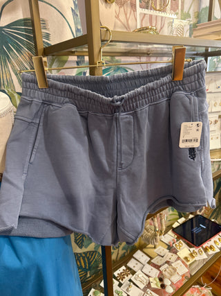 Dark Slate Knockout Sweat Shorts-Free People Movement
