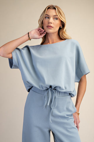 Round Neck Adjustable Tie Top