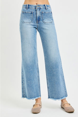 Maren High Rise Ankle Straight Jeans