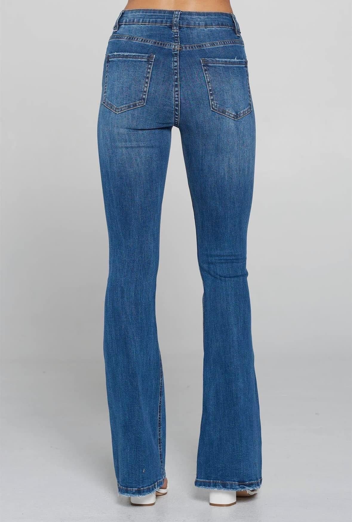 CLEARANCE Melody Mid Rise Flare Denim