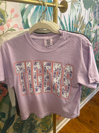 Tigers Floral Print Tee