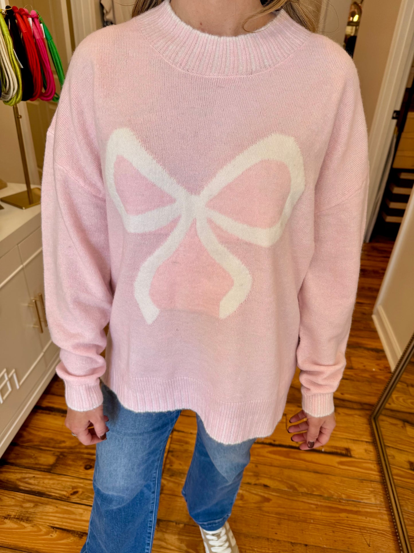 Wilder Bow Sweater-Mudpie