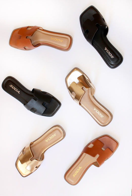 Knit Sandal Slides