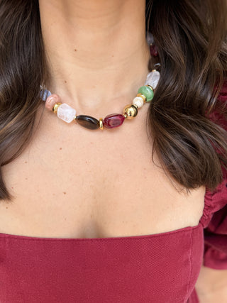 Gold & Gem Necklace