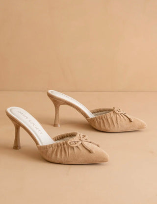 Maven Sand Suede Heel
