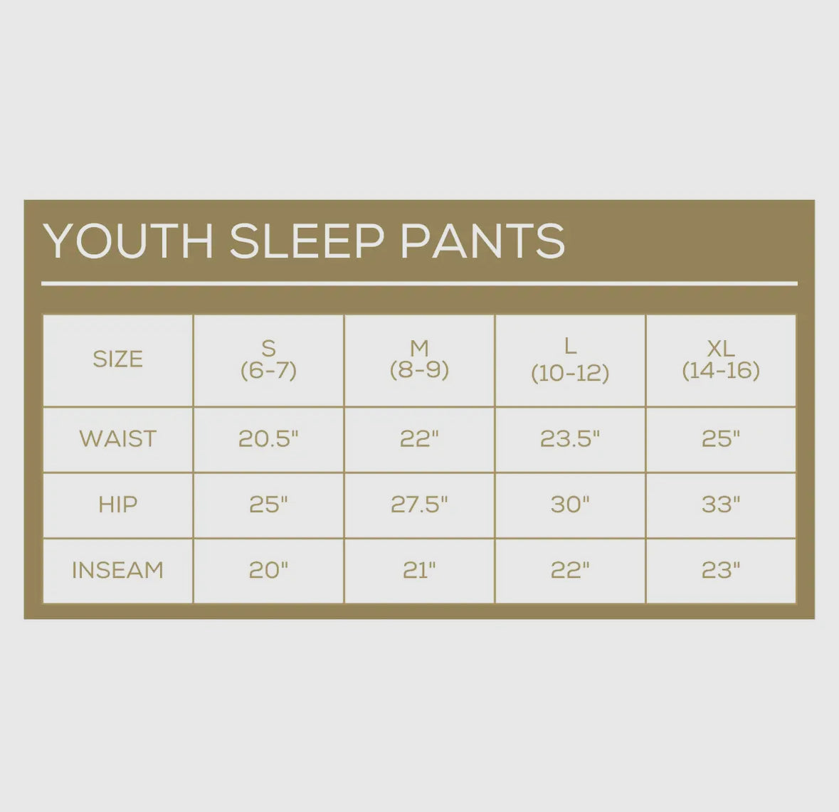 PREORDER Kids Pants PJs